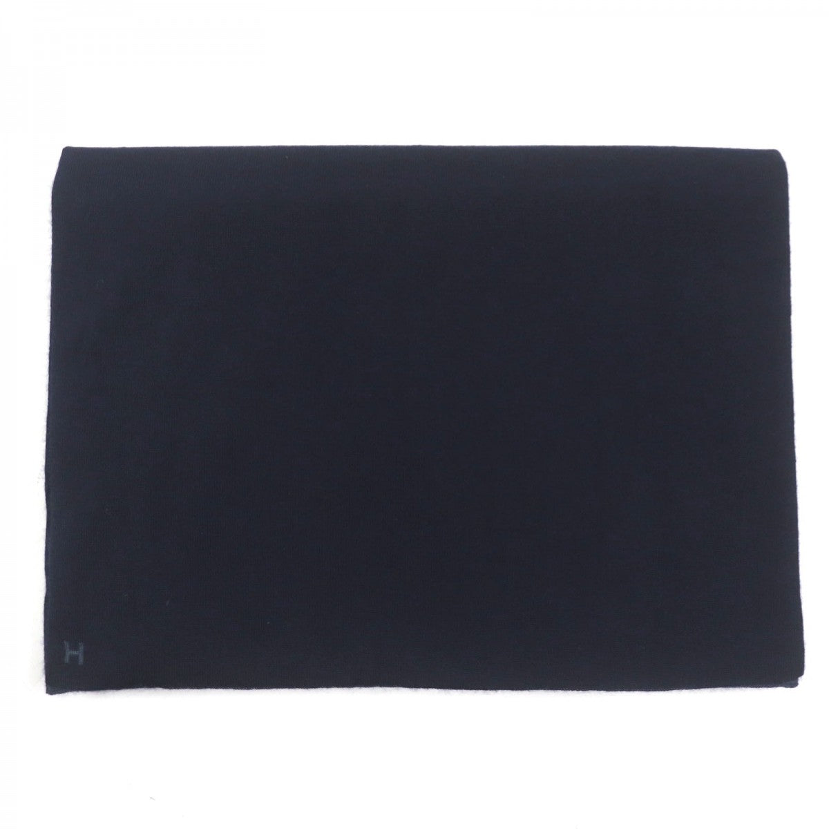 HERMES Scarf 733631T Main: 70% cashmere, Main: 30% silk MARINE ARDOISE Allertour mens