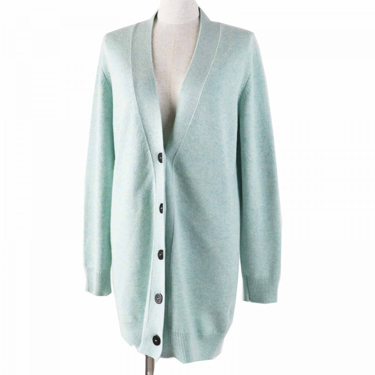 HERMES cardigan Main: 100% cashmere Light blue Women 36