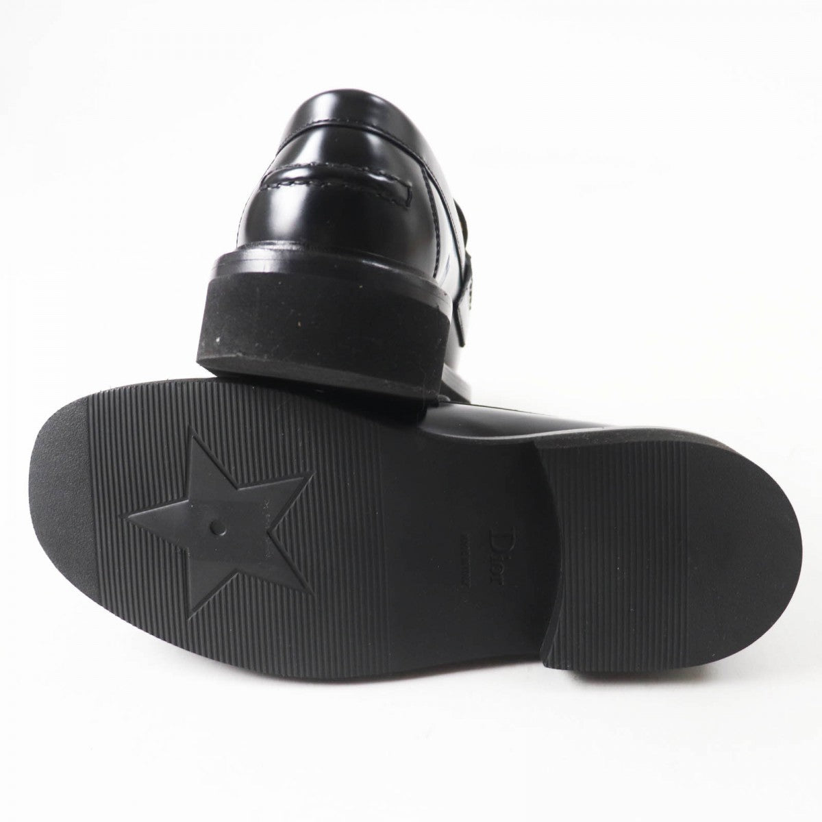Christian Dior loafers Main: Leather black DIOR BOY Women 35