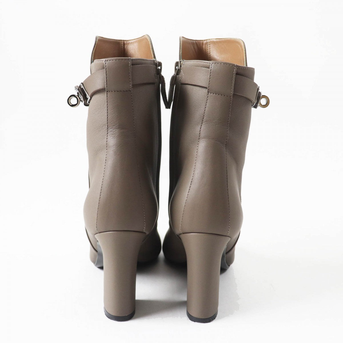 HERMES short boots Main: Leather Ethane Jews Women 36