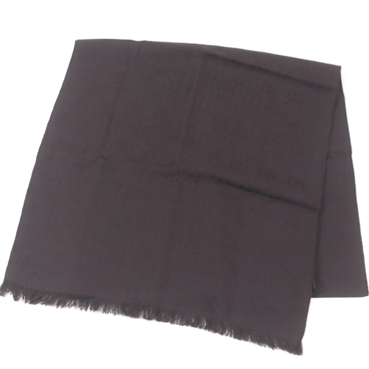 GUCCI Scarf 165904 Main: 70% wool, Main: 30% silk Brown mens