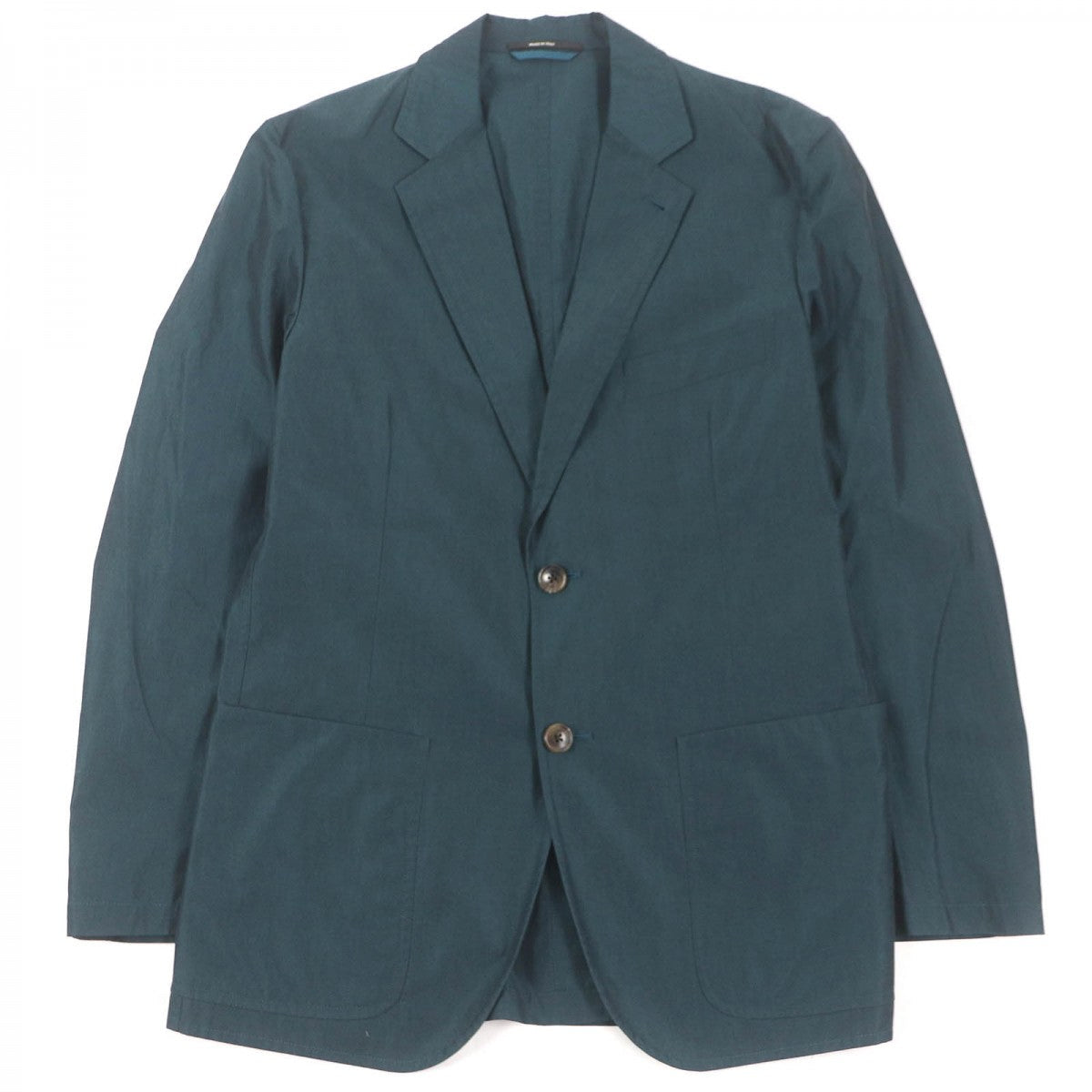 HERMES tailored jacket Main: 100% cotton green mens 48
