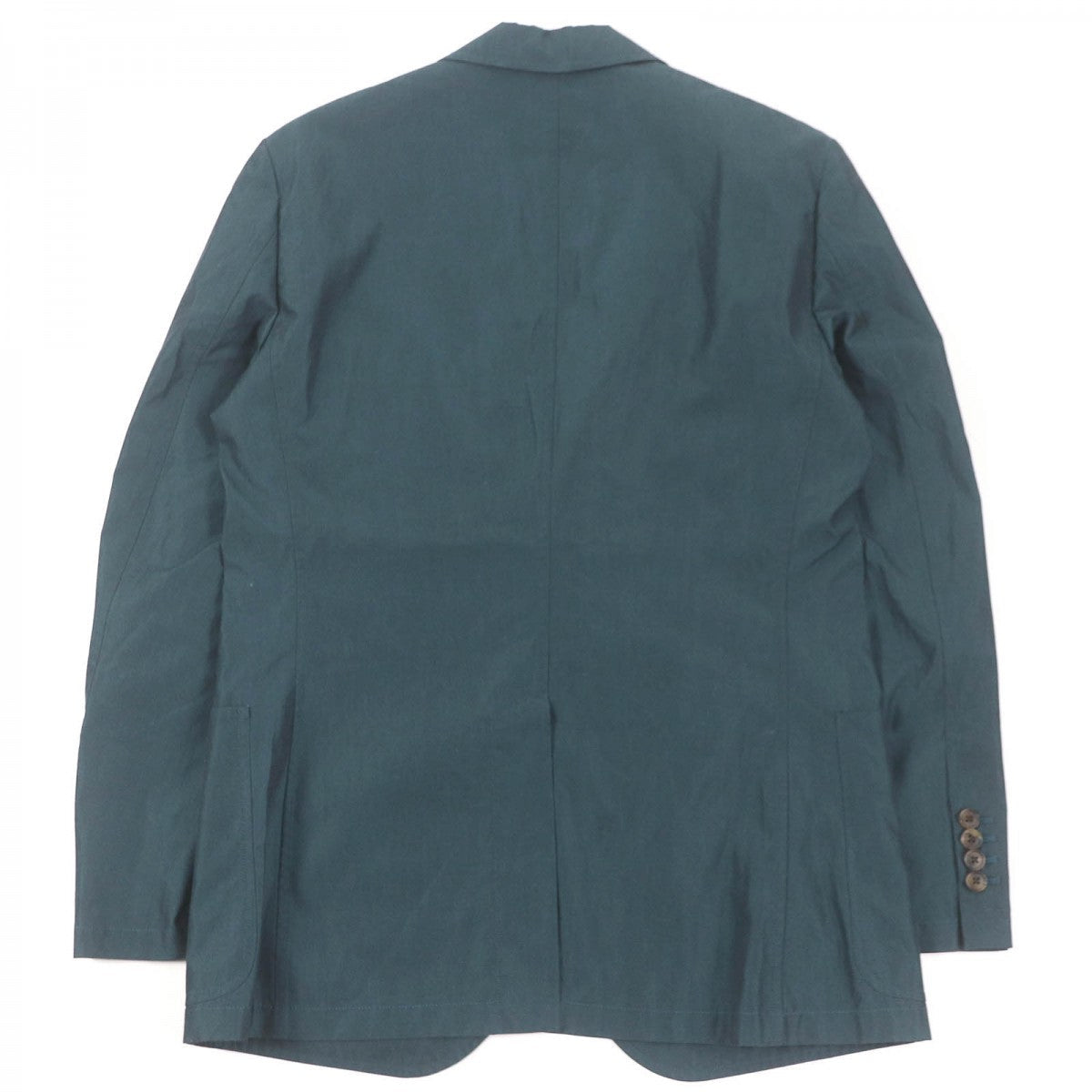 HERMES tailored jacket Main: 100% cotton green mens 48