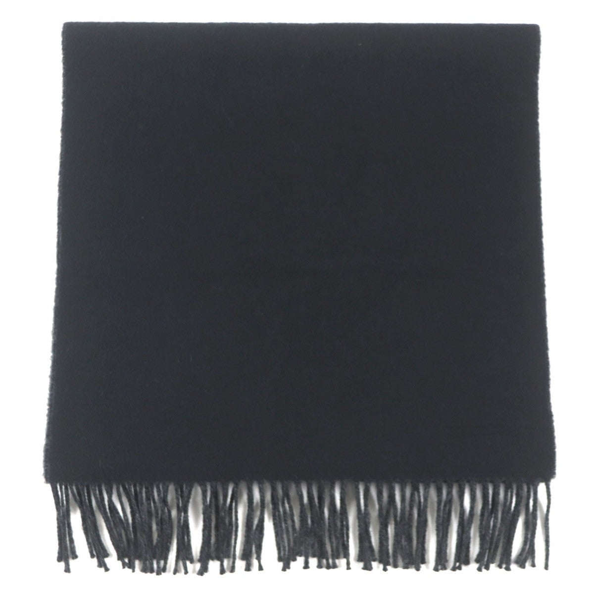 HERMES Scarf Main: 100% cashmere Black Grey mens