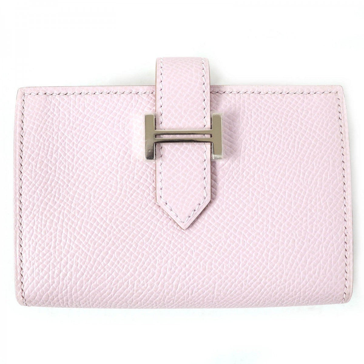HERMES Bifold Wallet Main�FEpsom mauve pail Bearn Mini Women