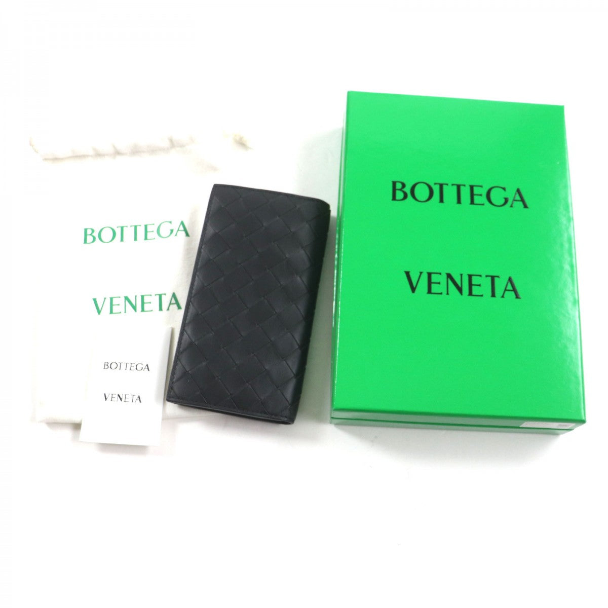 BOTTEGAVENETA Long Wallet Purse 676593-VCPQ4 Main: Leather black mens