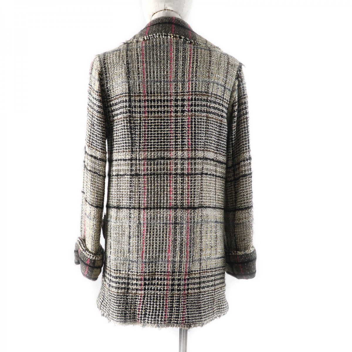 CHANEL Double breasted jacket 05A P26855 Outer: 45% wool, Outer: 25% wool, Outer: 15% mohair, Outer: 10% cotton, Outer: 5% nylon, Lining: 100% silk Multi Women 34