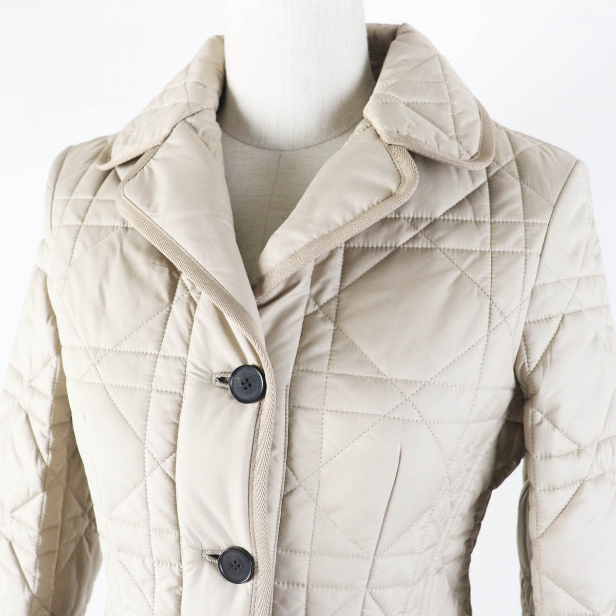 Christian Dior Jacket 157V38A2827 Main: 100% polyester, Filling: 100% polyester light beige Women 38