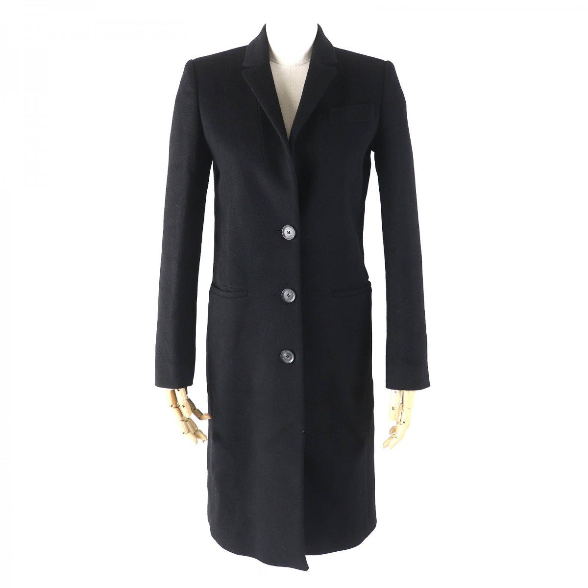 GUCCI Chester coat 455739 Outer: 100% wool, Lining: 80% viscose (rayon), Lining: 20% polyester black Women 36