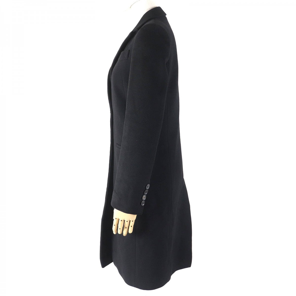 GUCCI Chester coat 455739 Outer: 100% wool, Lining: 80% viscose (rayon), Lining: 20% polyester black Women 36