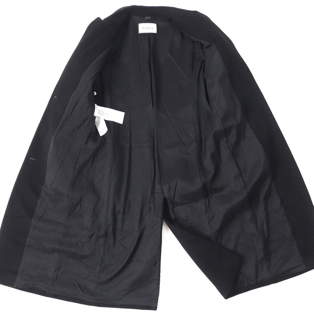 GUCCI Chester coat 455739 Outer: 100% wool, Lining: 80% viscose (rayon), Lining: 20% polyester black Women 36