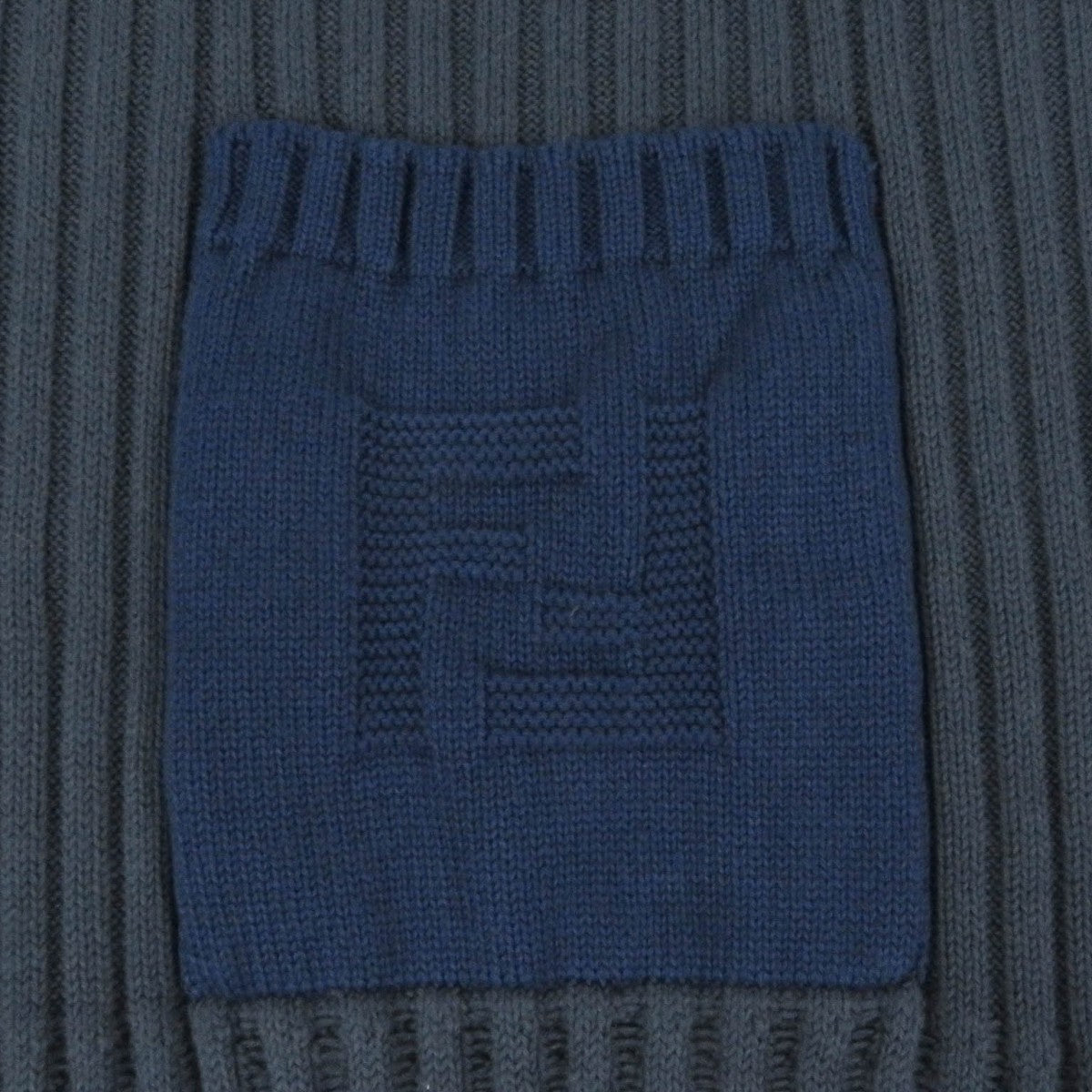 FENDI sweater FZX036 Main: 85% cotton, Main: 15% cashmere Blue gray mens 50