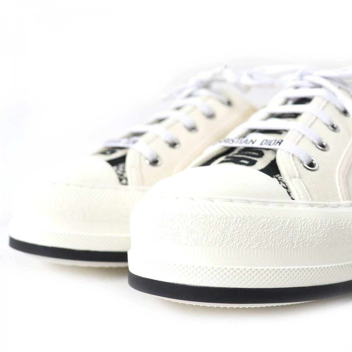 Christian Dior Low cut sneakers Main: Canvas Ivory Walkï¿½fnï¿½fDior Women 38