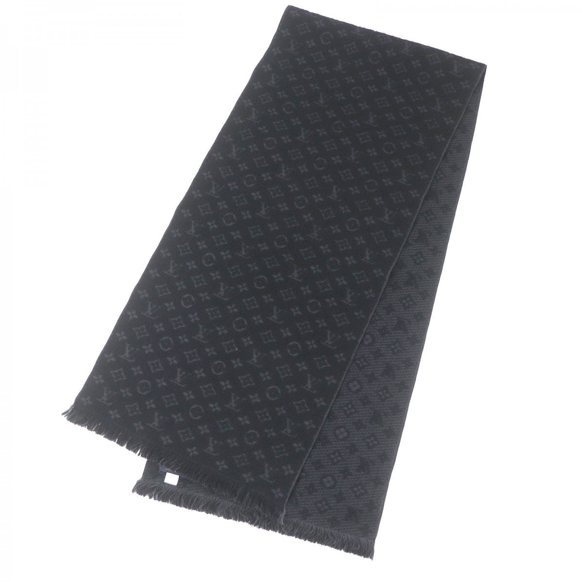 LOUIS VUITTON Scarf M70520 Main: 100% wool Noir Scarf Monogram Classic mens