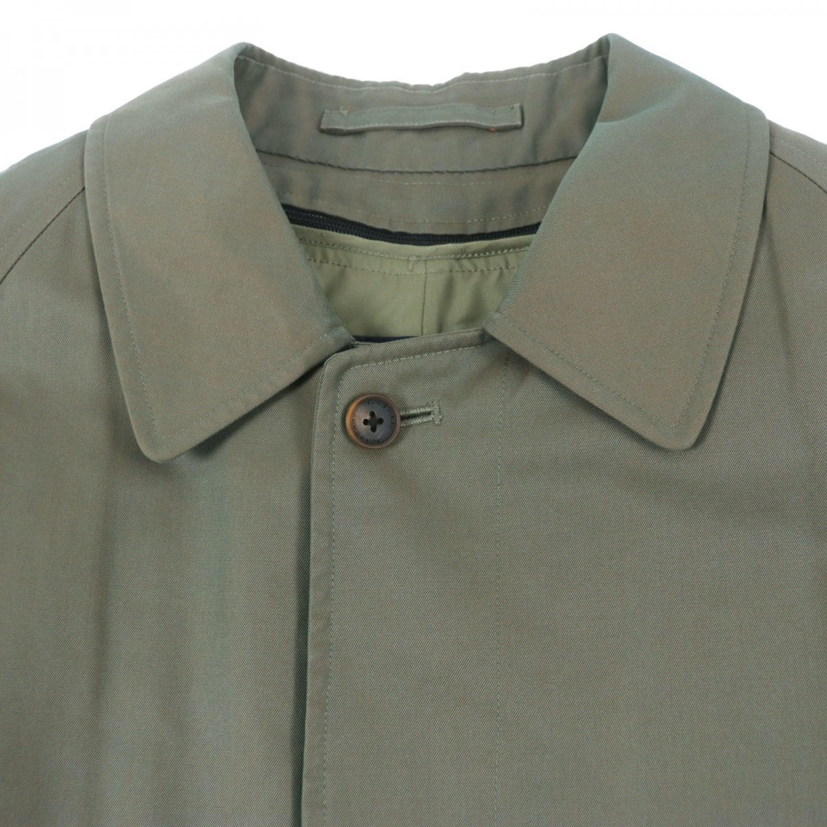 BURBERRY LONDON Stainless collar coat Outer: 100% cotton, Lining: cotton, Sleeve lining: polyester, Liner: 90% wool, Liner: 10% cashmere iridescent mens