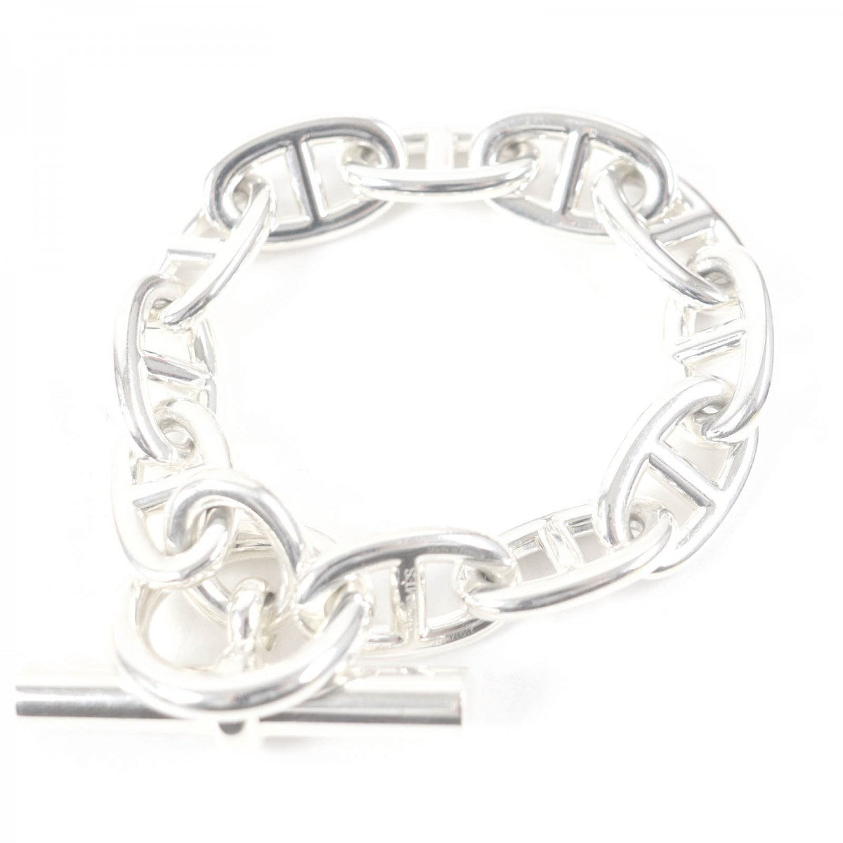 HERMES bracelet Main�FAG925 Silver mens