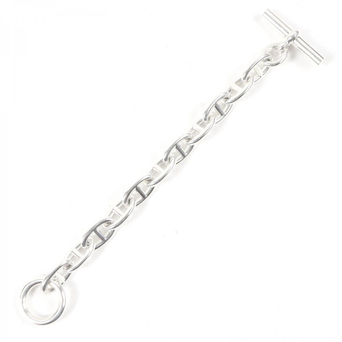 HERMES bracelet Main�FAG925 Silver mens