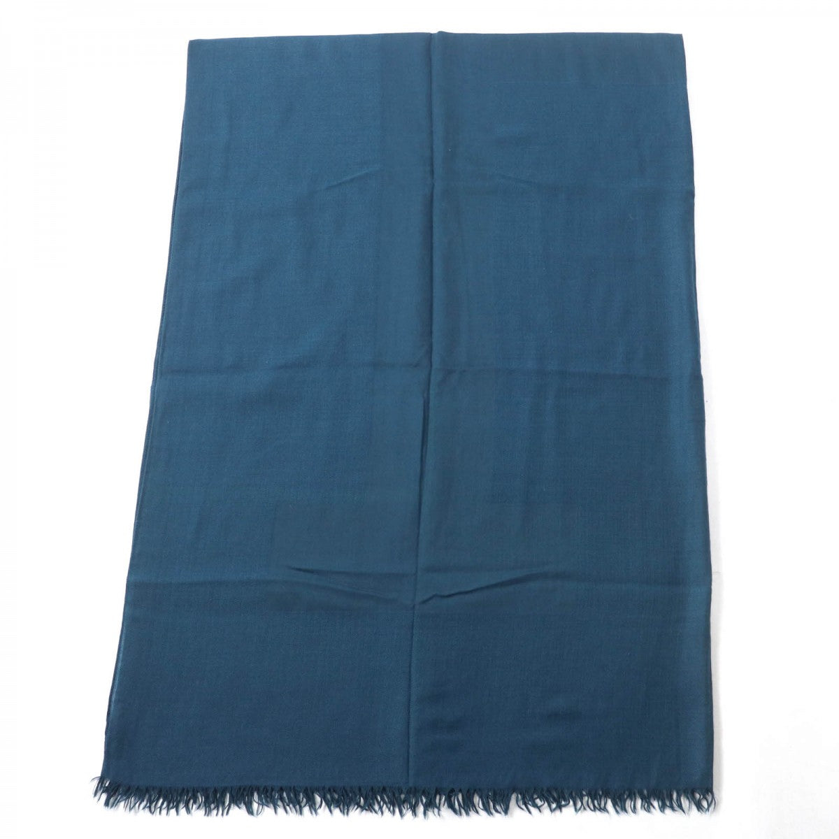 HERMES Scarf Main: 80% cashmere, Main: 20% wool Dark green Women