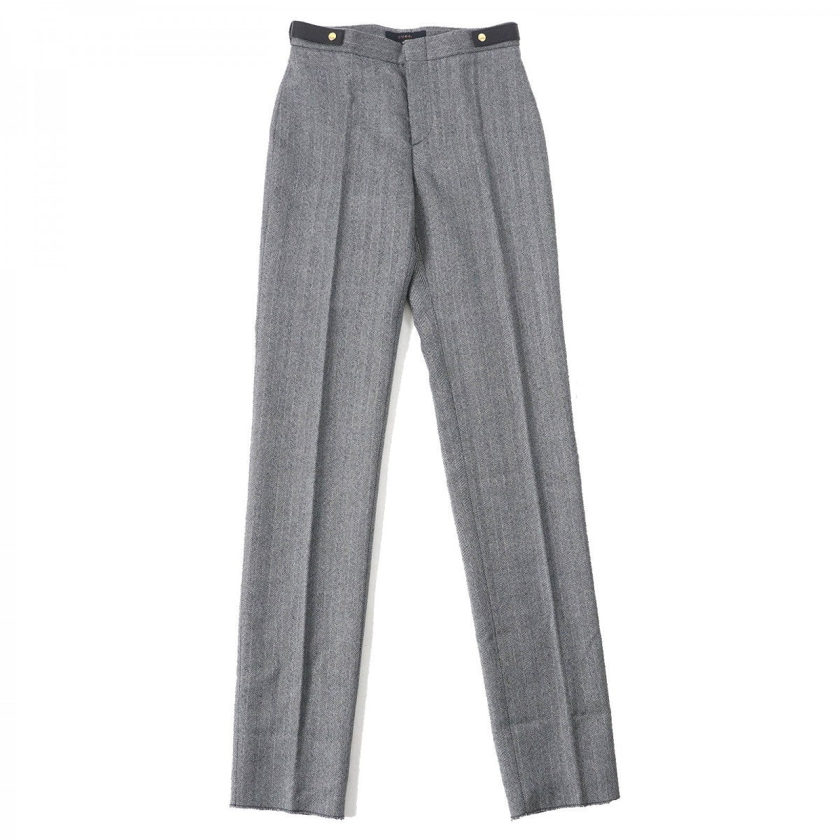 GUCCI Pants Outer: 100% wool, Lining: 100% rayon Gray type Women 40
