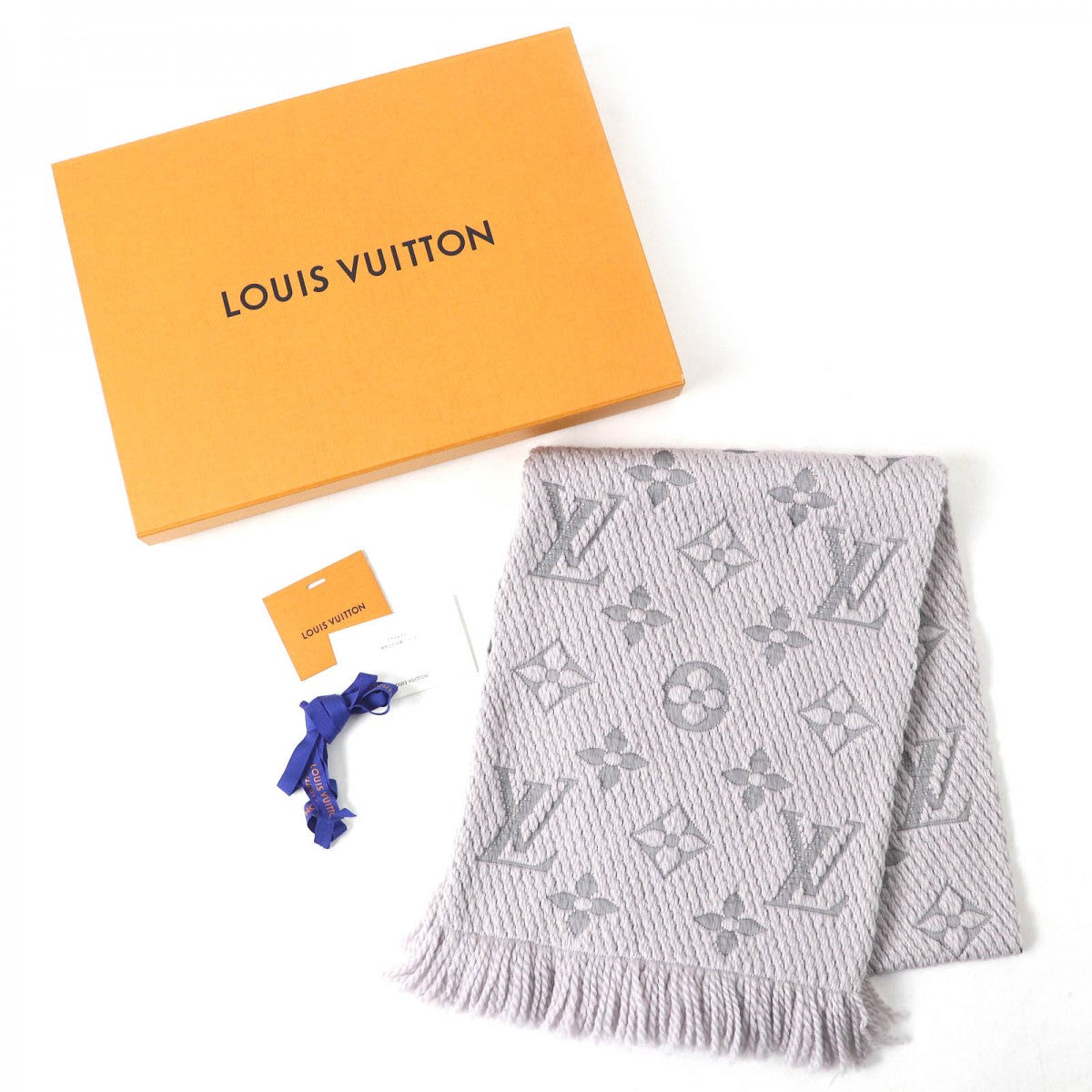 LOUIS VUITTON Scarf M74742 Main: 94% wool, Main: 6% silk Griperles Escalp Logo mania Women