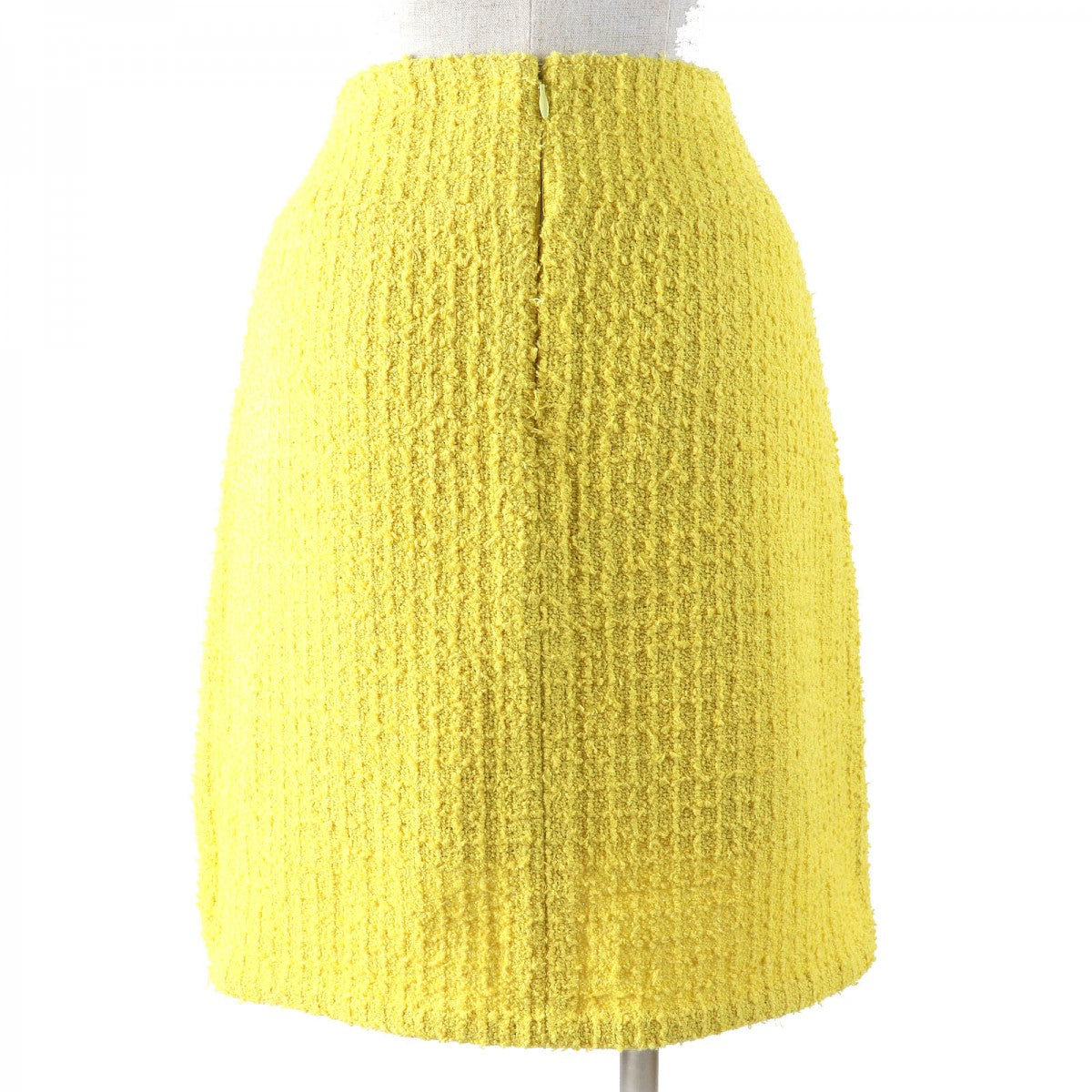 CHANEL Mini skirt P72573 Outer: 80% cotton, Outer: 20% polyamide, Lining: 100% silk yellow Women 36