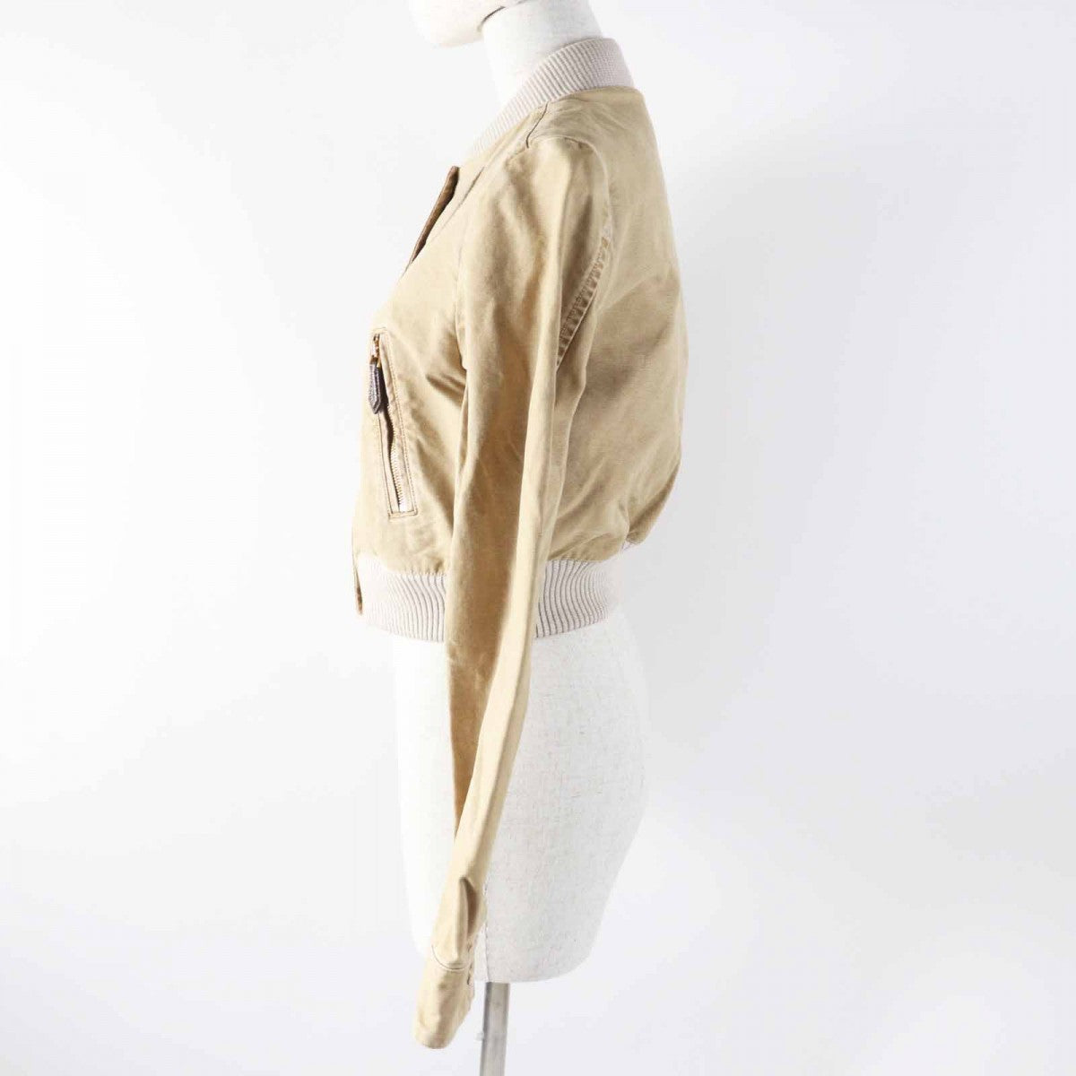 LOUIS VUITTON Jacket 1AB74I Main: 100% cotton, part: 92% cotton, part: 7% nylon, part: 1% polyurethane, part: 100% polyester beige Women 34