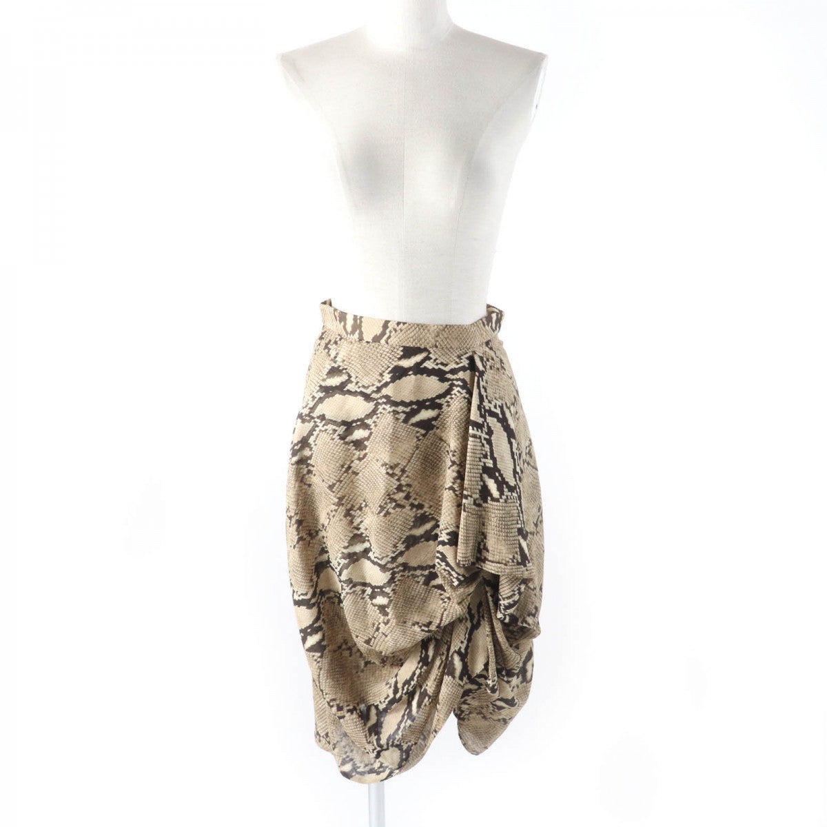 CELINE skirt 2J517879S Main: 100% silk Brown Women 34