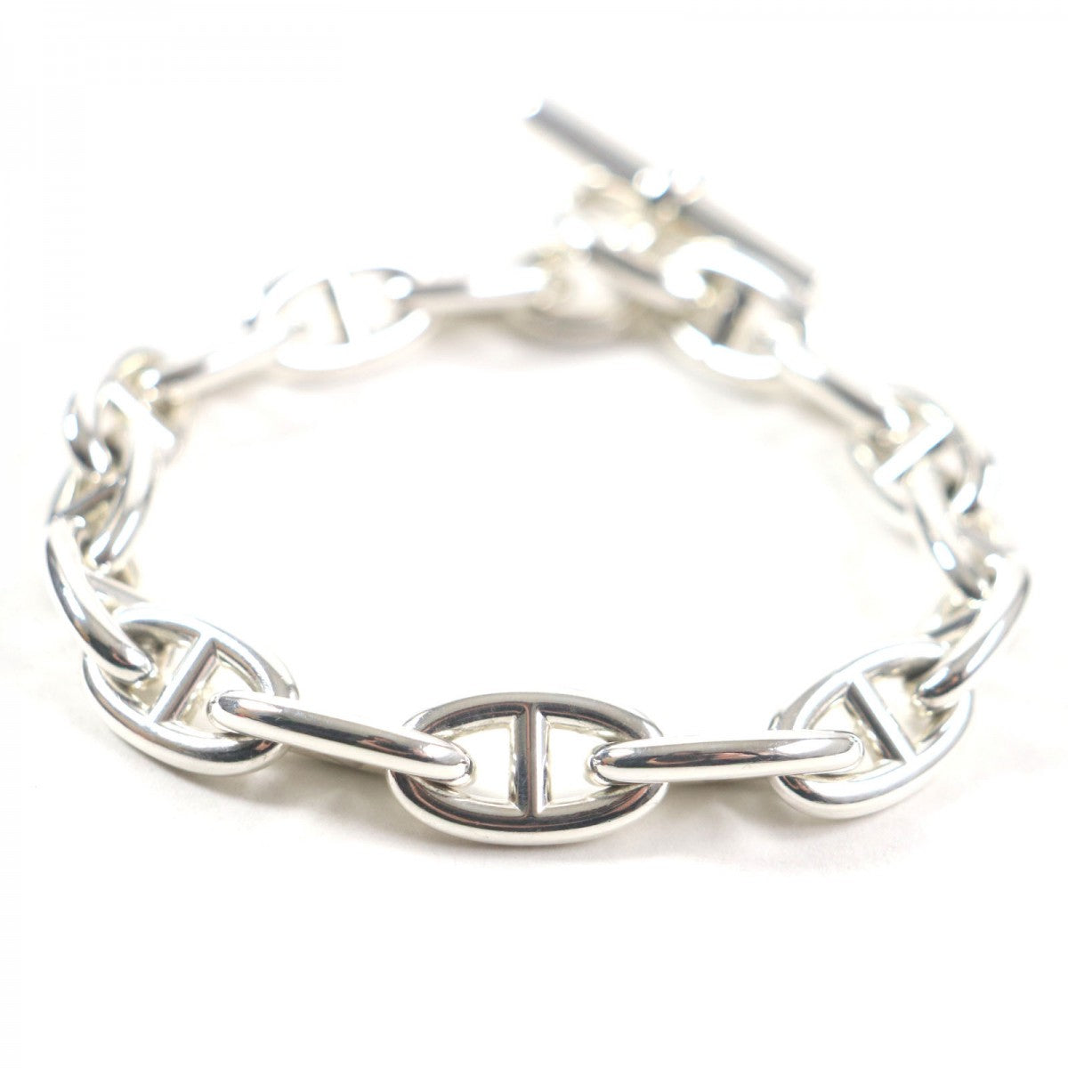 HERMES bracelet 24AG046253 Main�FAG925 Silver Chene DunkleGM mens