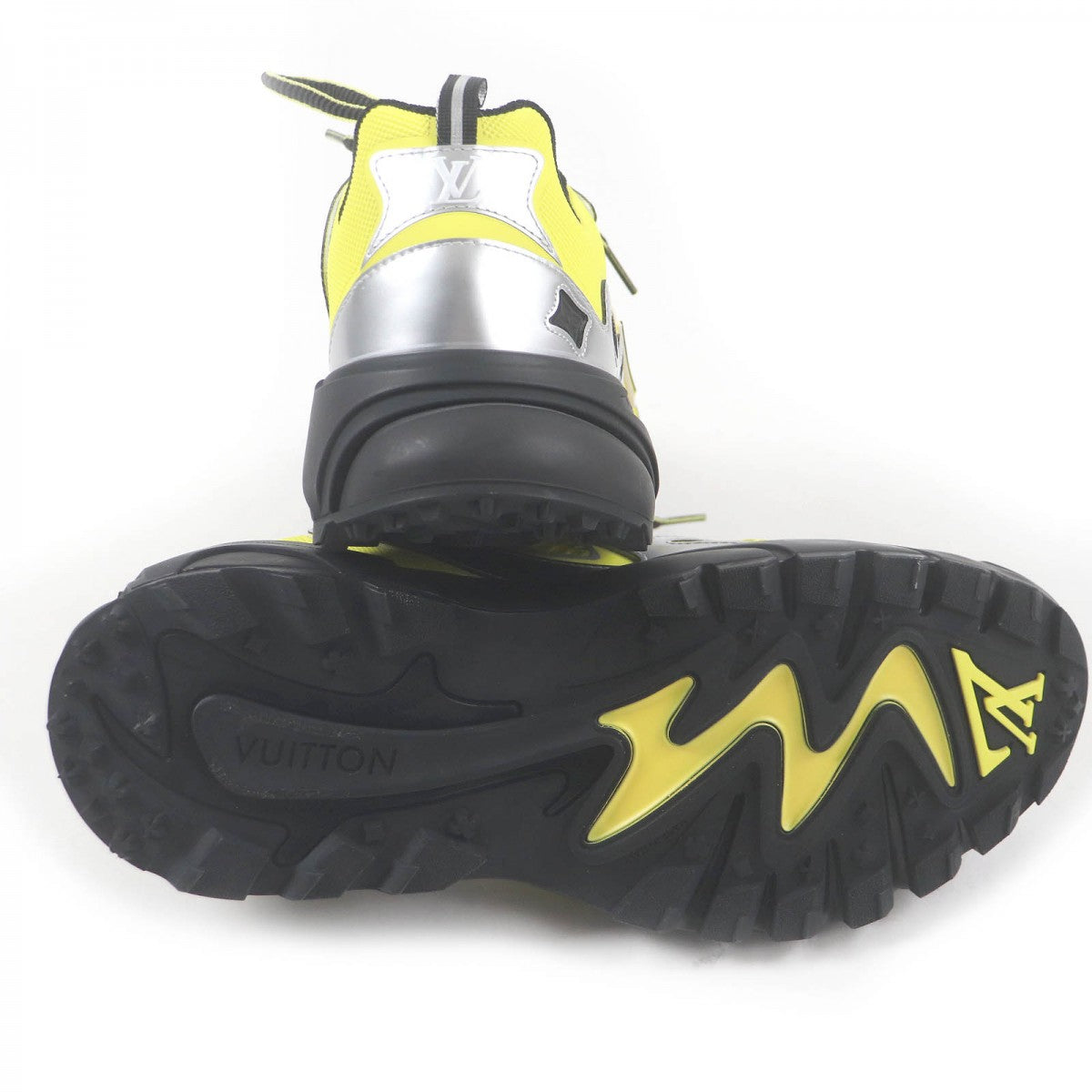 LOUIS VUITTON Low cut sneakers Main: Mesh, yellow LV Tatic Line mens 7