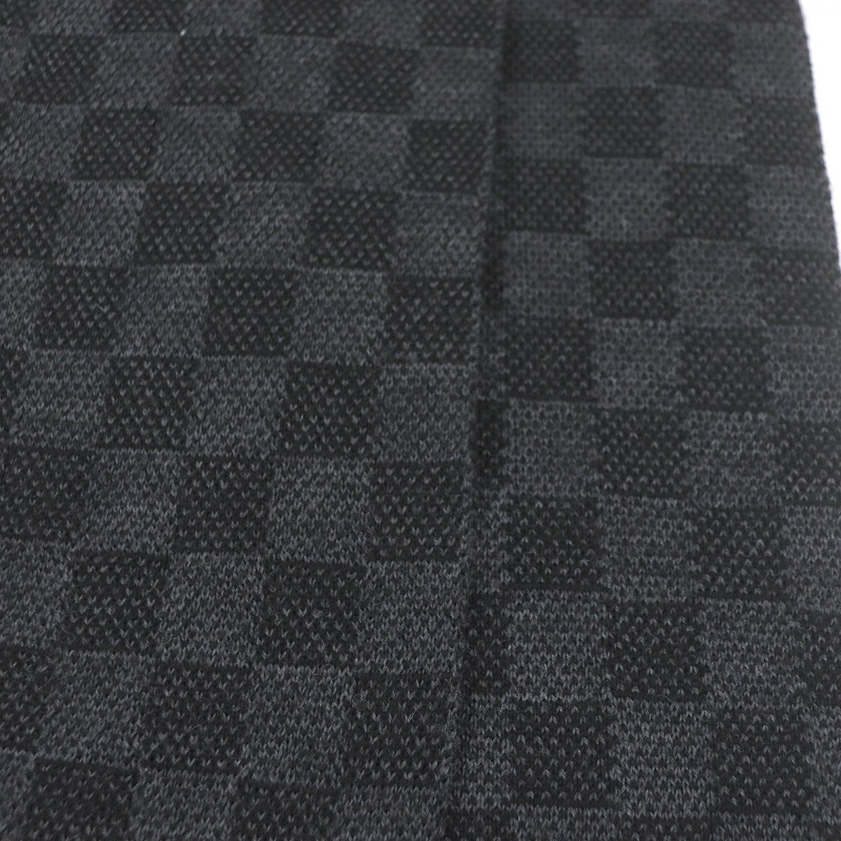LOUIS VUITTON Scarf M70028 Main: 100% wool black mens