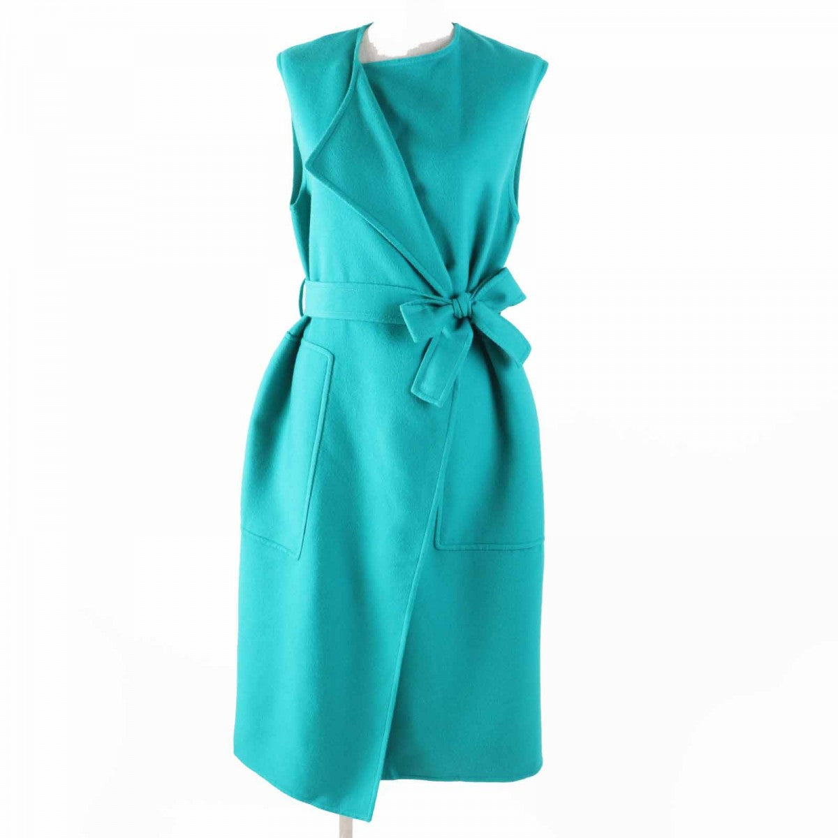HERMES Vest 4E0177DC cashmere green 34