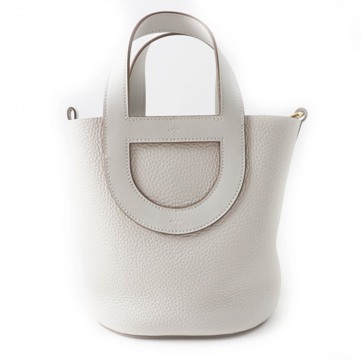 HERMES Handbag Main�FTaurillon Clemence white in the loop 18 Women