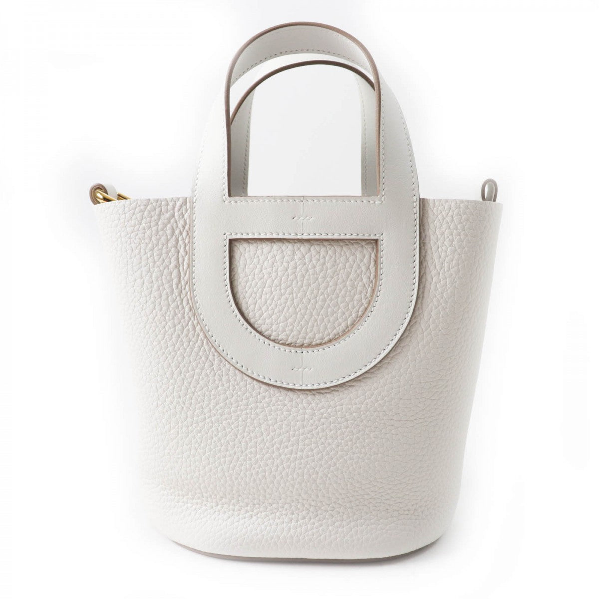 HERMES Handbag Main�FTaurillon Clemence white in the loop 18 Women