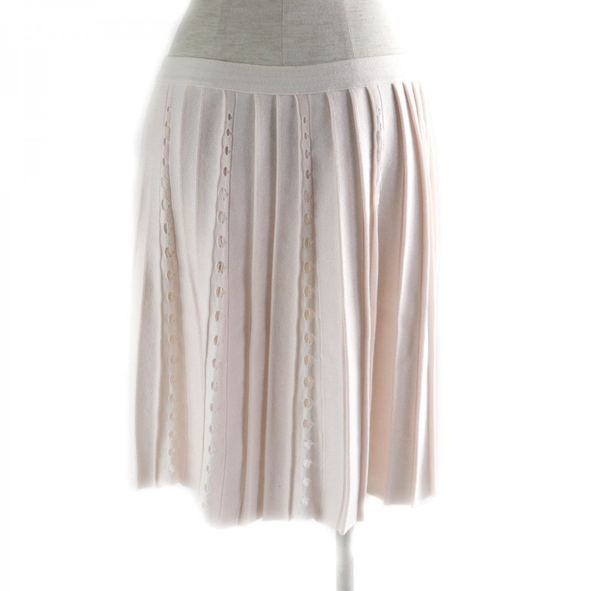 CHANEL Wrap skirt P43884 Main: 46% cotton, 36% rayon, 18% polyester Baby pink Women 38