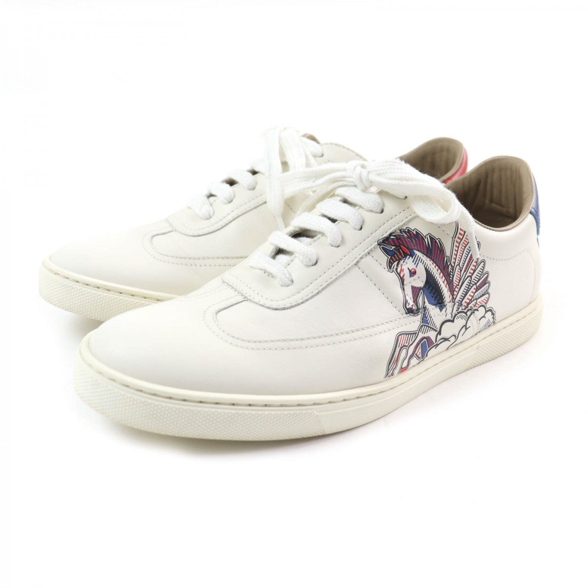HERMES sneakers Main: Leather off white Quicker Women 38.5