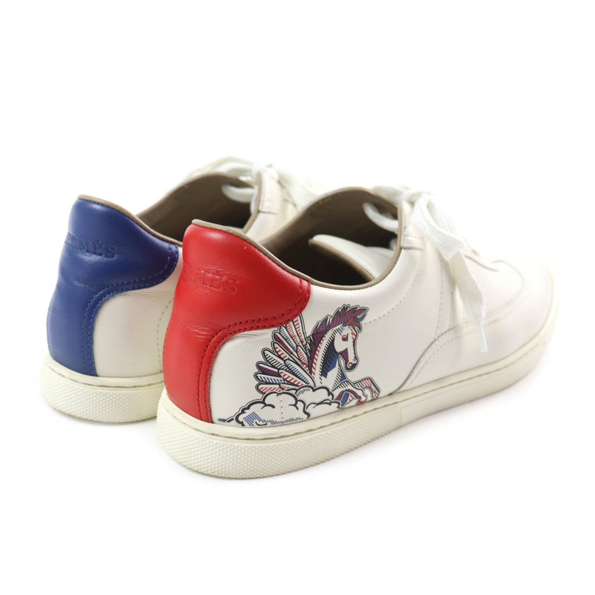 HERMES sneakers Main: Leather off white Quicker Women 38.5