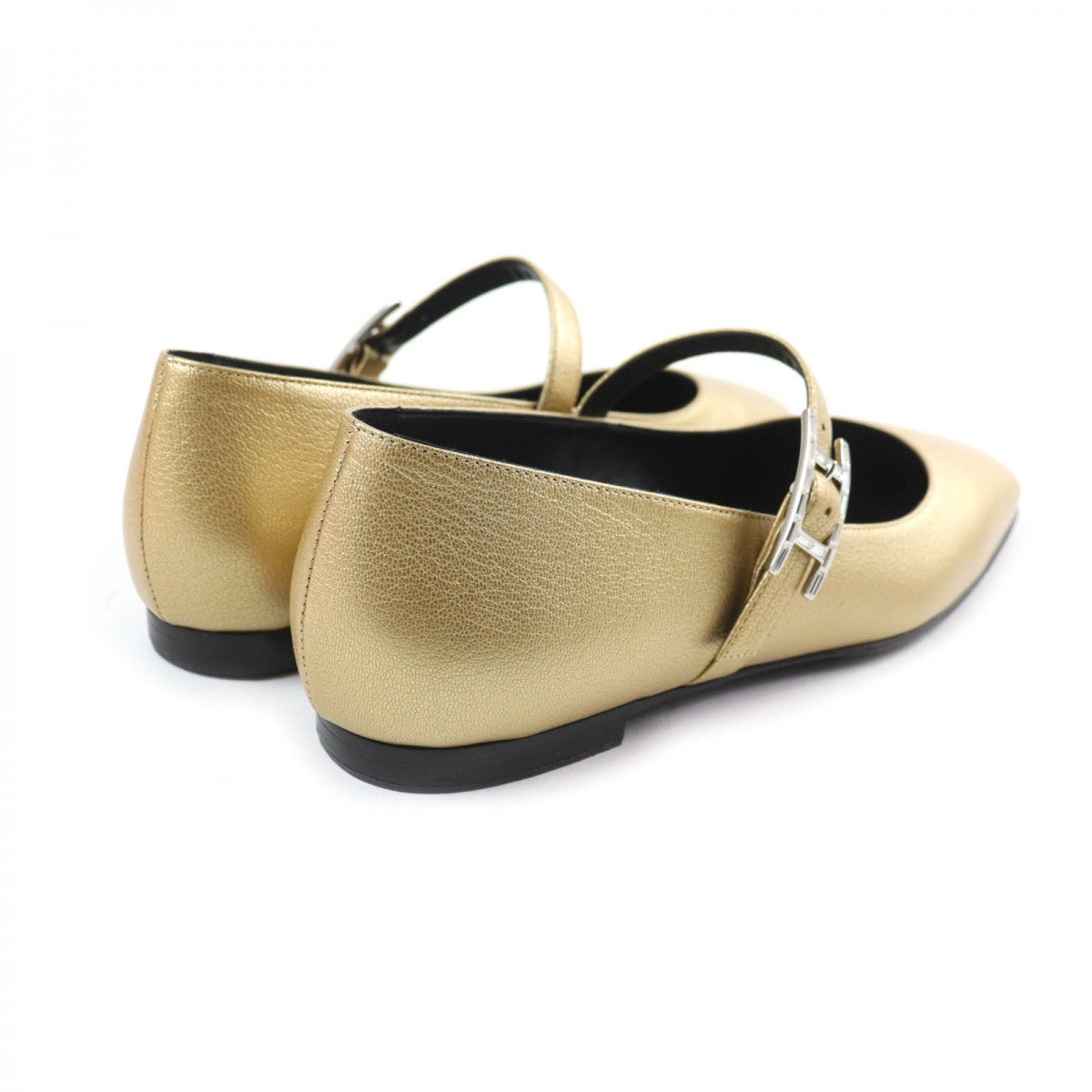 HERMES Ballet shoes Main: Leather Dore Jane Women 37.5