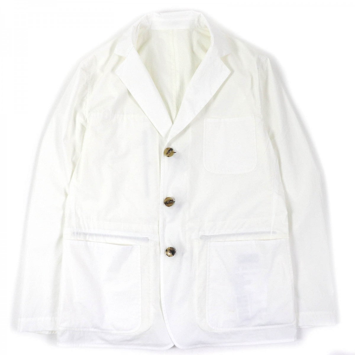 HERMES Jacket Main: 100% cotton, part: 92% nylon, part: 8% polyurethane White off-white mens 52
