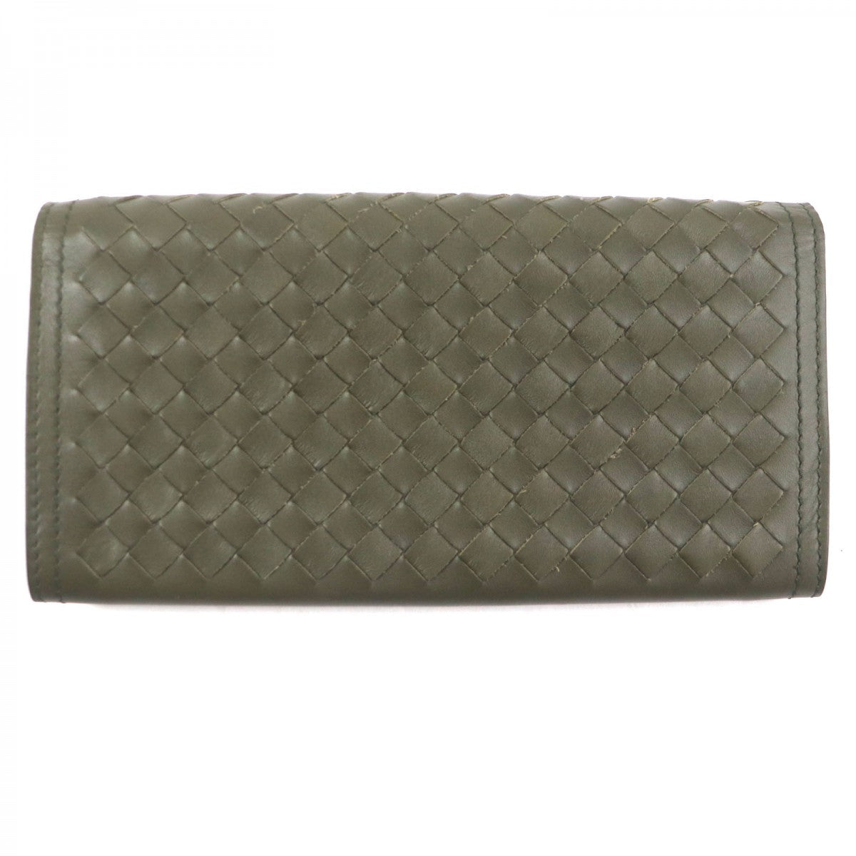 BOTTEGAVENETA Long Wallet Purse Main: Leather khaki mens