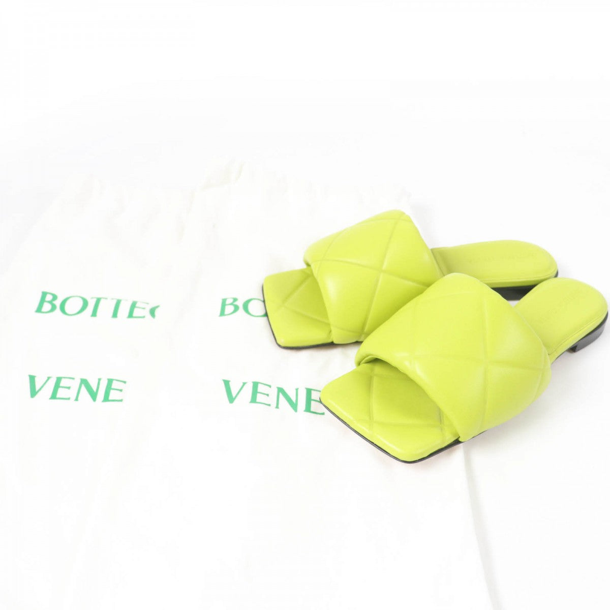 BOTTEGAVENETA Mule 608853 Main: Leather Light green lido Women 35