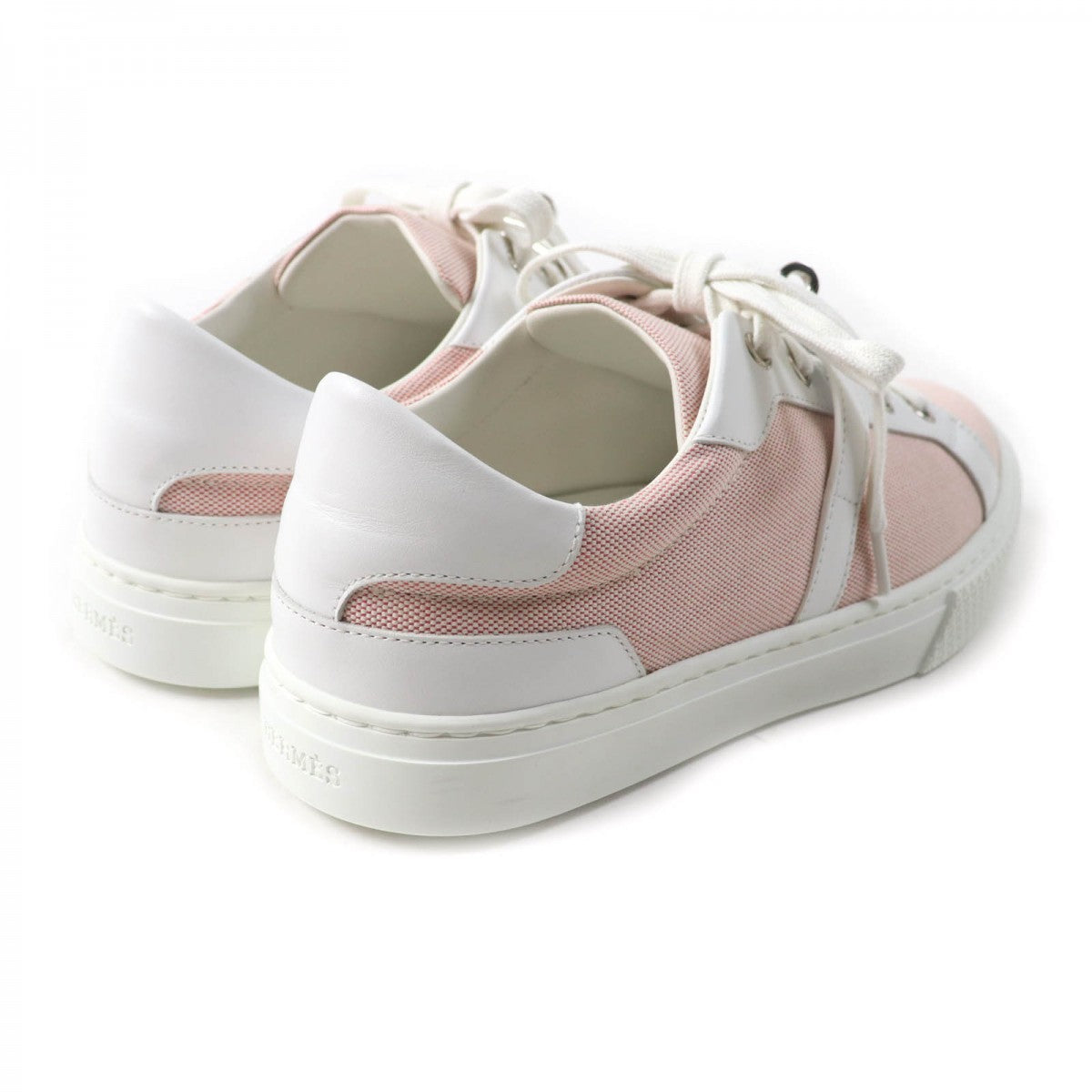 HERMES sneakers Main: Canvas, Part: Leather pink Day Women 36.5