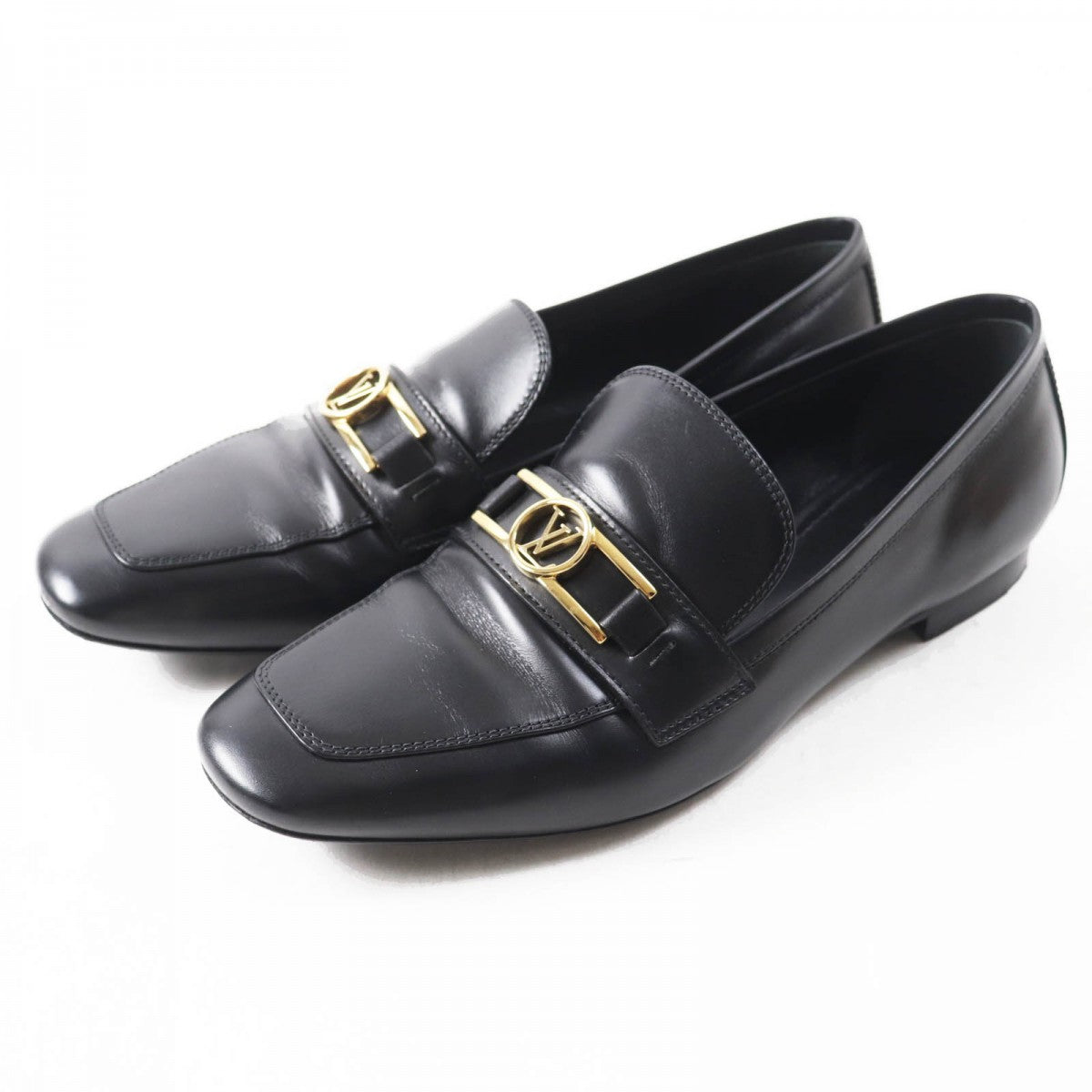 LOUIS VUITTON loafers Main: Leather black Women 37.5