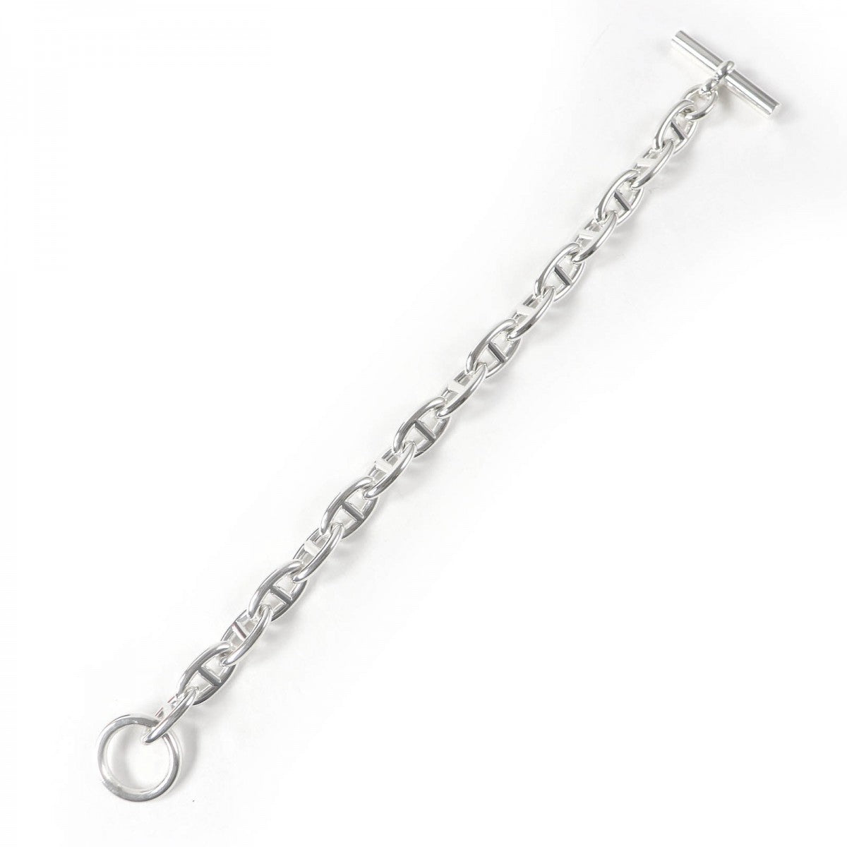 HERMES bracelet Main�FAG925 Silver mens