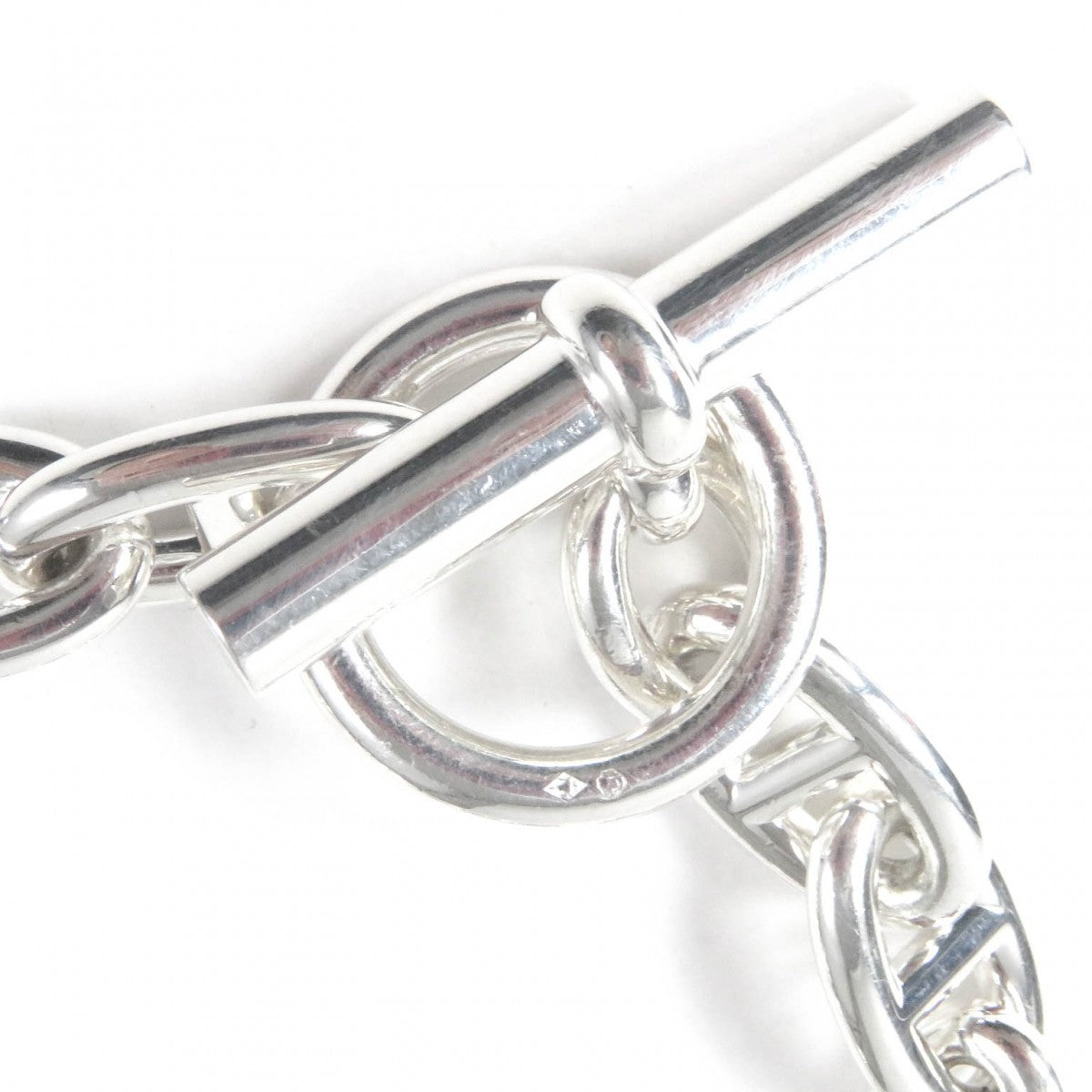 HERMES bracelet Main�FAG925 Silver mens