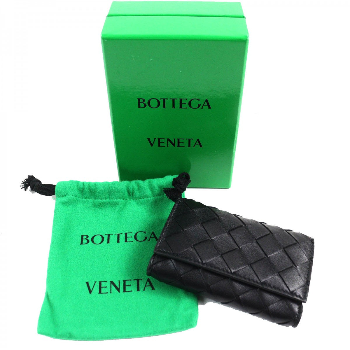 BOTTEGAVENETA Coin case Main: Leather black mens