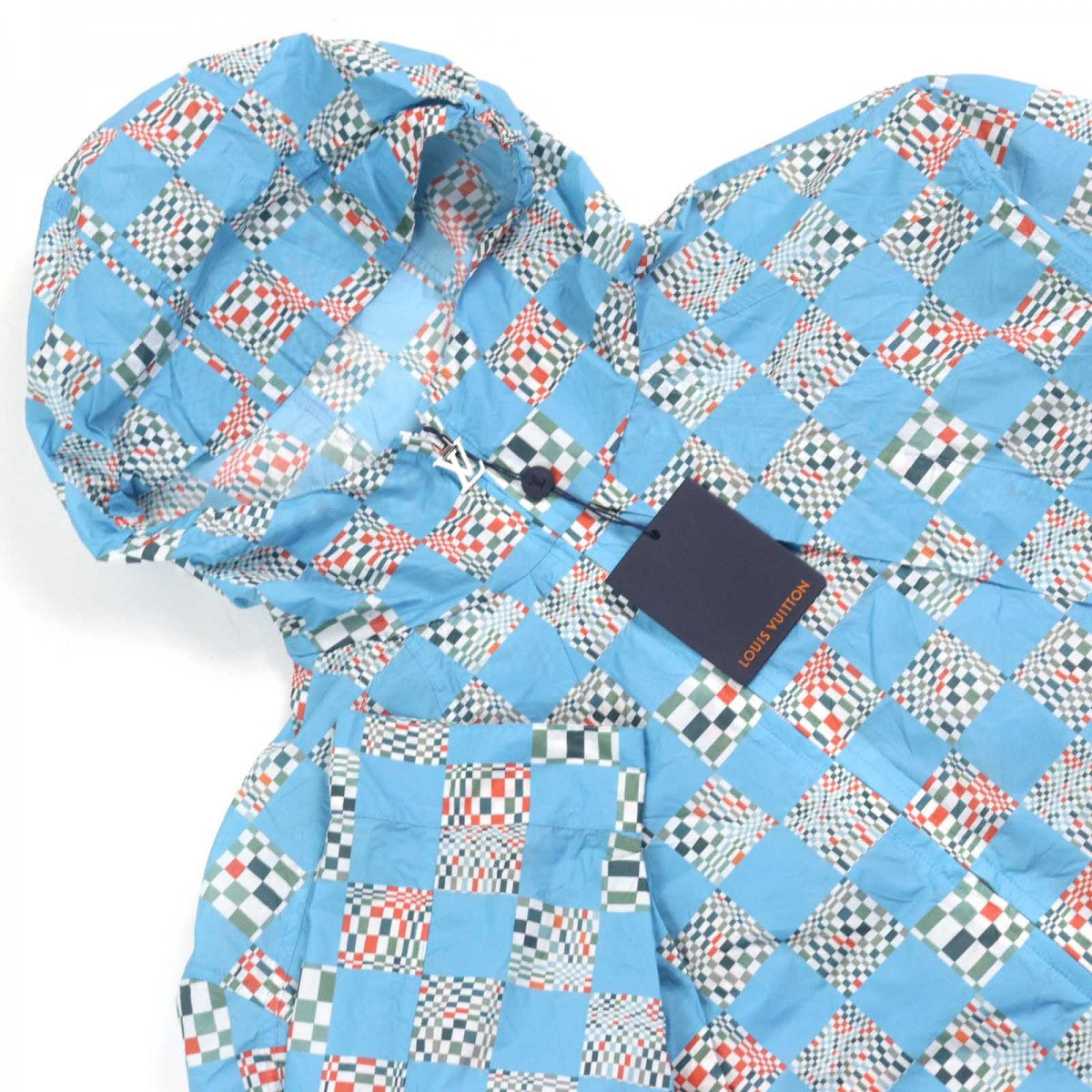 LOUIS VUITTON Hoodie HKB85W Main: 100% nylon Light blue type mens 48
