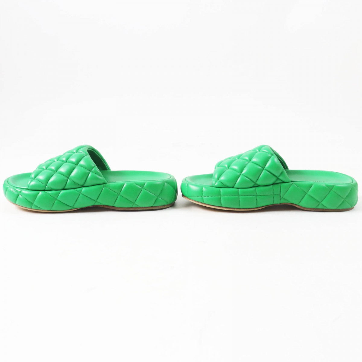 BOTTEGAVENETA Sandals Main: Leather green Women 36