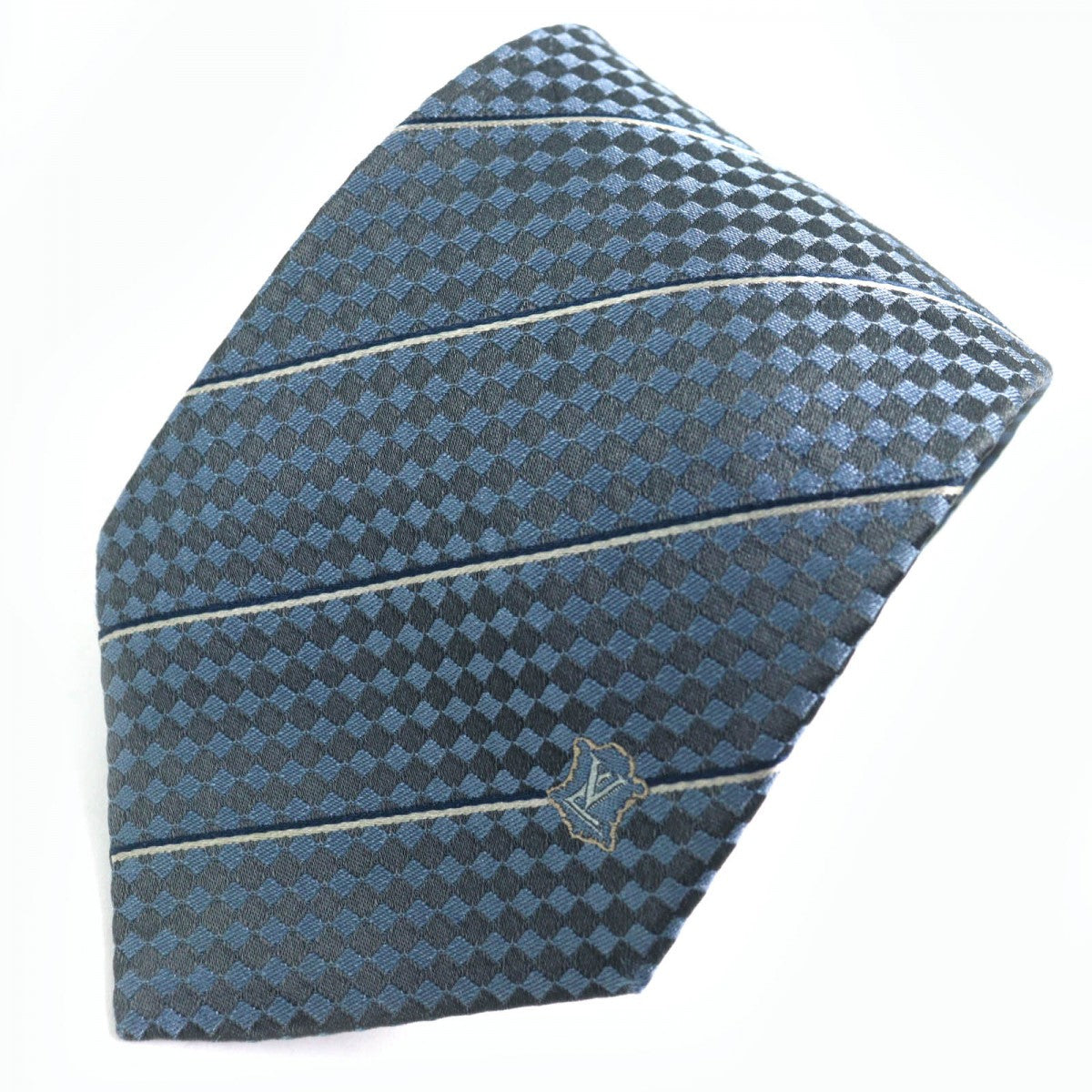 LOUIS VUITTON tie M67978 Main: 100% silk blue Kravat Ek mens