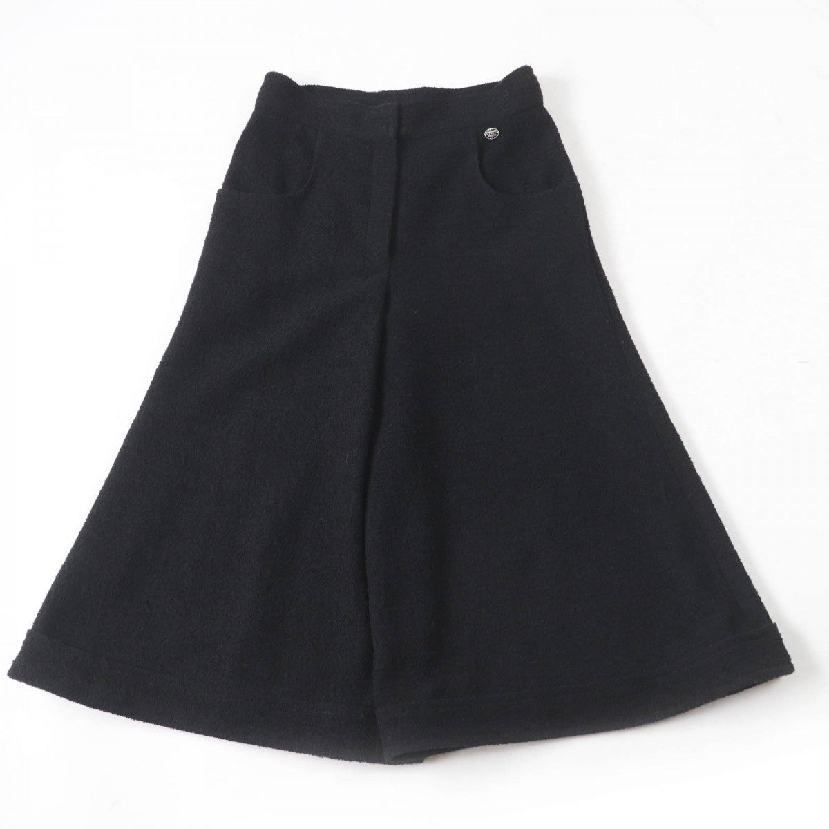 CHANEL Wide pants P54700V30847 Main: 94% wool, Main: 6% nylon, Lining: 100% silk black Women 38