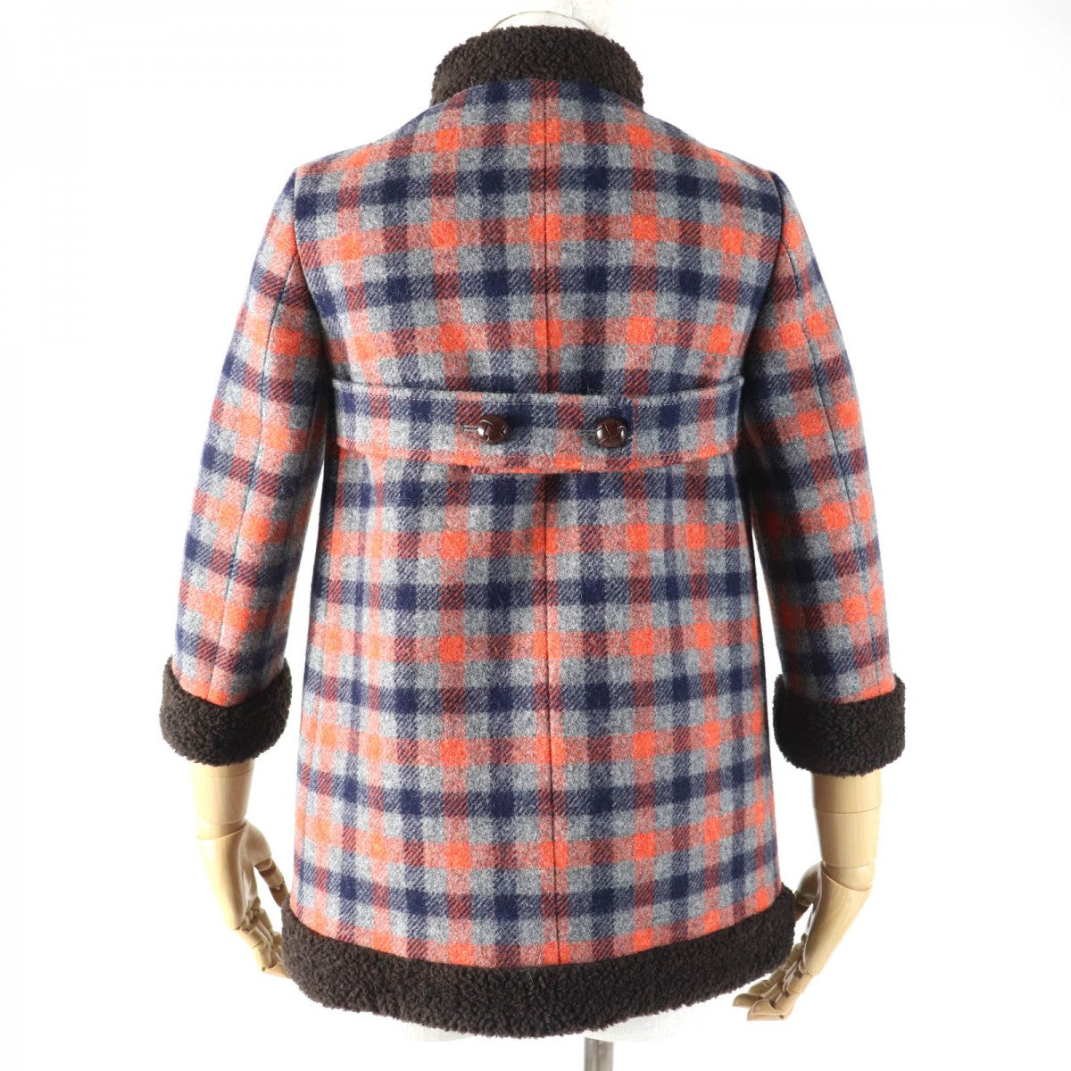 GUCCI coat 633365 Main: 100% wool, part: 89% acrylic, part: 11% polyester, filling: 100% polyester, part: 51% cotton multicolor Women 36
